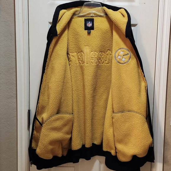 Pittsburgh Steelers hoodie coat XXL - Picture 2 of 8